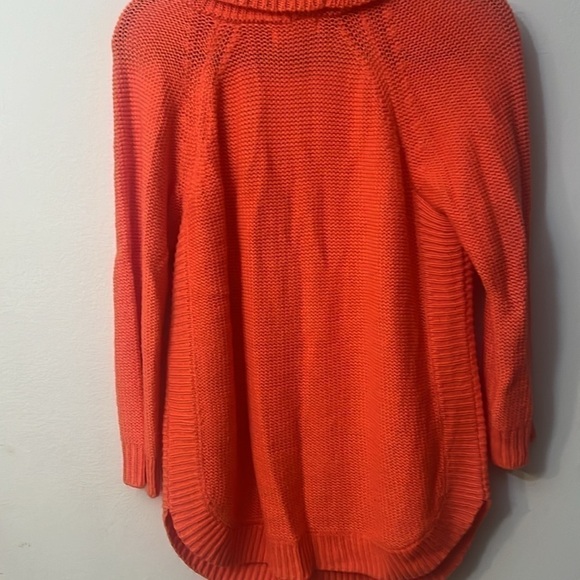John Paul Richard orange sweater turtle neck size M - Picture 8 of 8